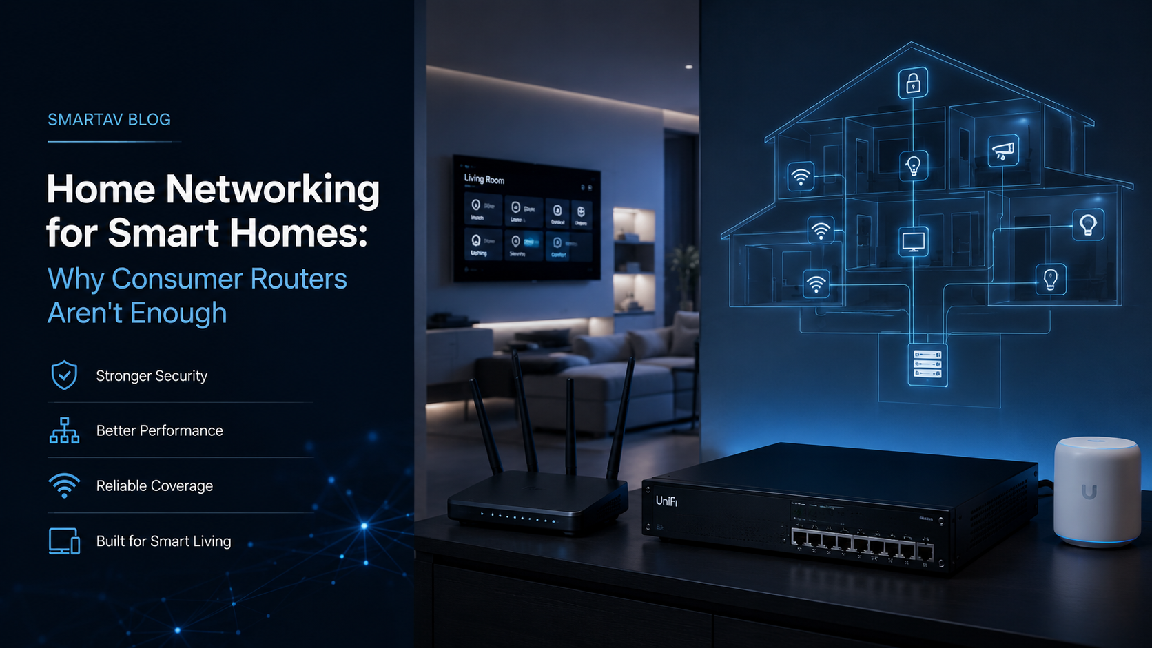 Infographic: why consumer routers aren't enough for smart home networking